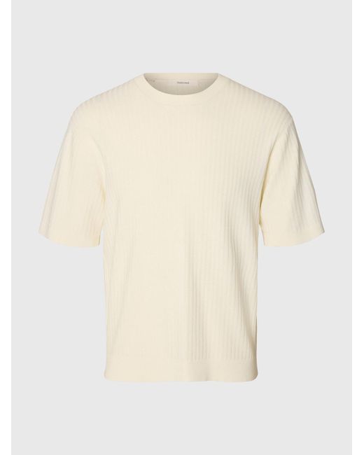 SELECTED Pullover in Natural für Herren