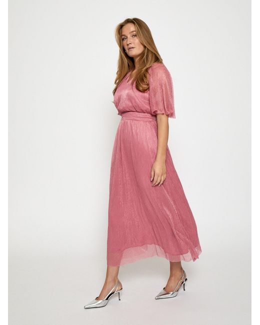 Minus Pink Kleid Msmavena V-Neck Maxi Dress