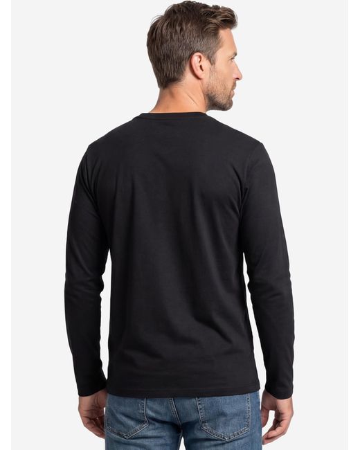 RAGMAN Shirt Basic in Black für Herren