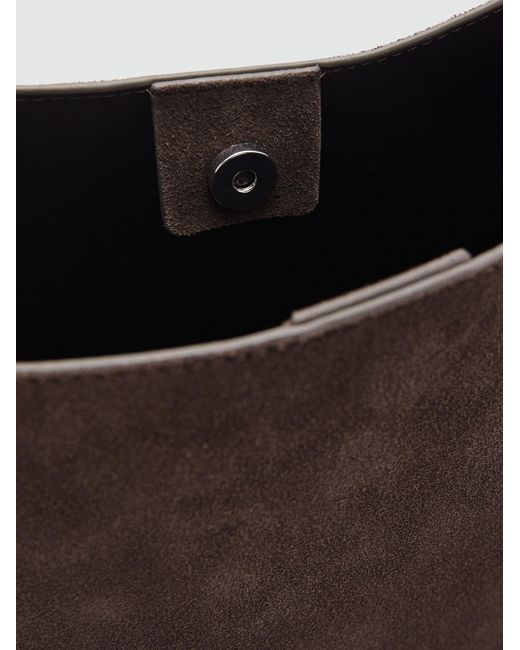 Mango Brown Schultertasche Igor