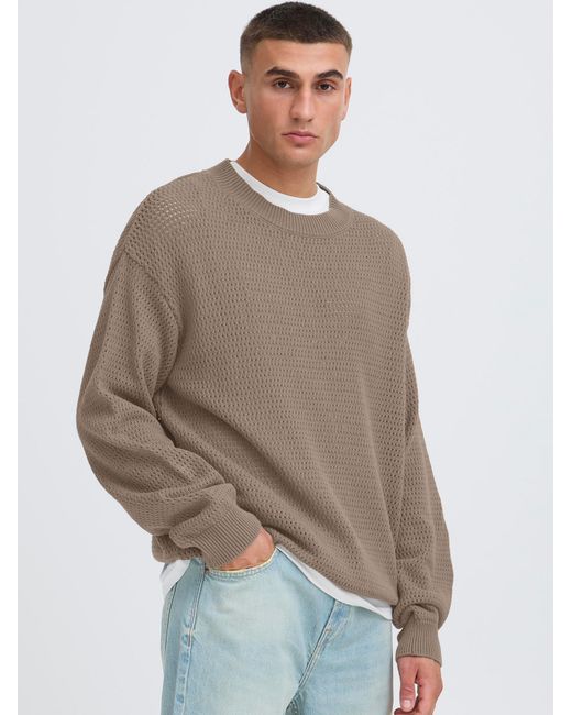 Solid Pullover Sdtysonio in Brown für Herren