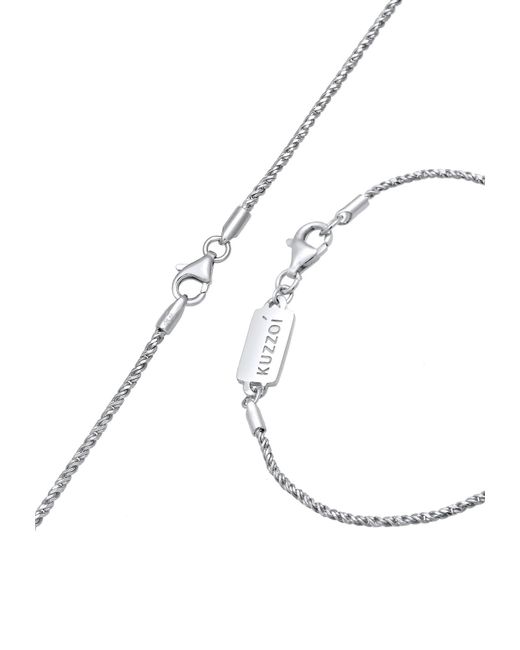 Kuzzoi Schmuckset in Metallic für Herren