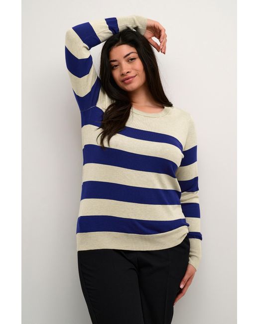 Kaffe Blue Pullover Lizzy
