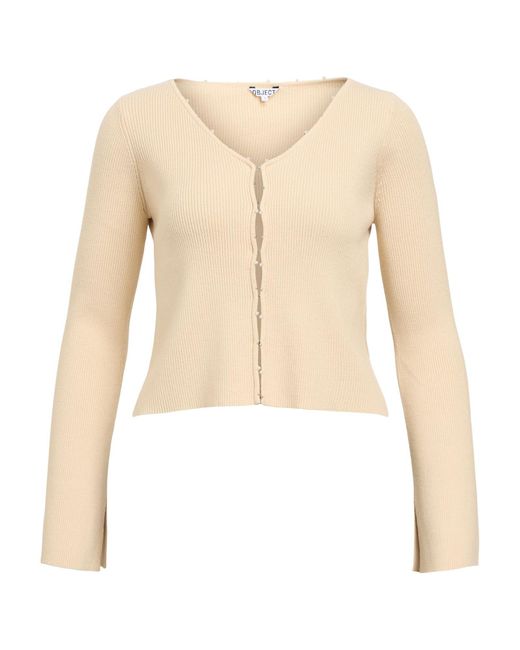 Object Natural Strickjacke 'Objcostica'
