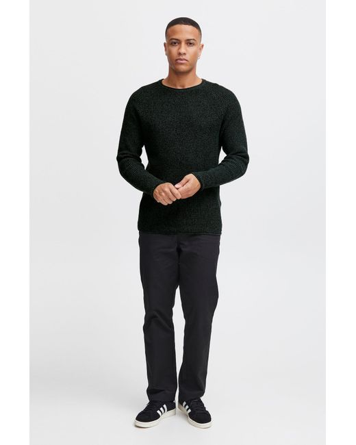 Solid Pullover in Black für Herren