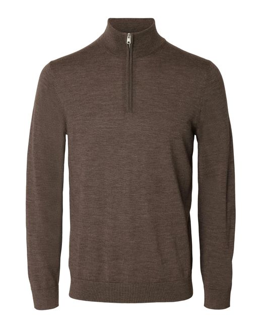 SELECTED Pullover Slhtray in Brown für Herren