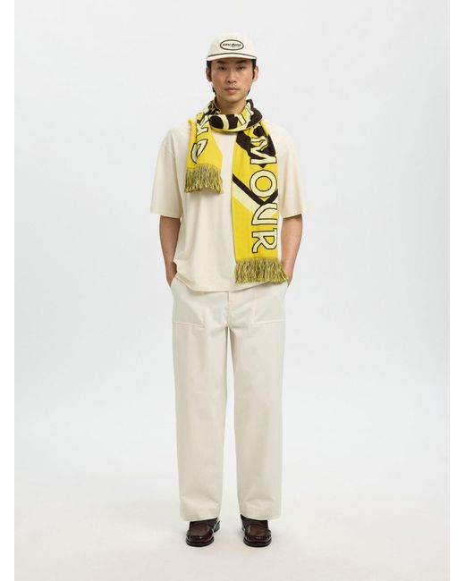 SELECTED Schal in Yellow für Herren