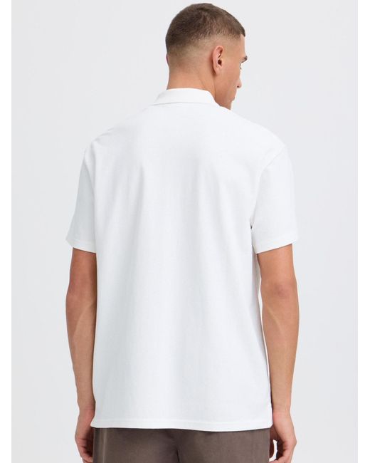 Solid Poloshirt Sdbetova in White für Herren