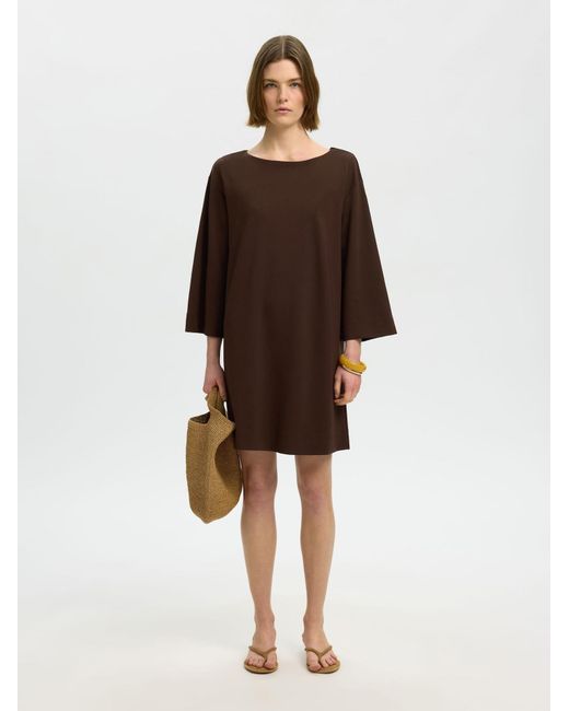 SELECTED Brown Kleid