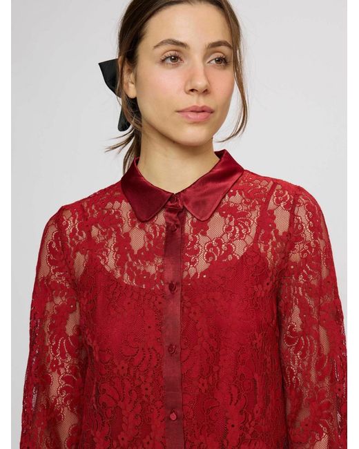 Noa Red Bluse Eveline