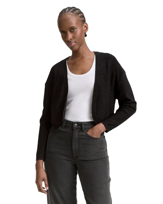 Tom Tailor Black Strickjacke