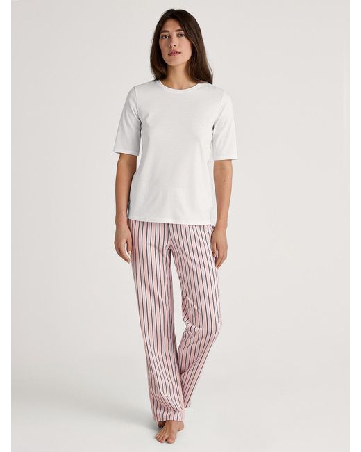 Calida White Schlafshirt