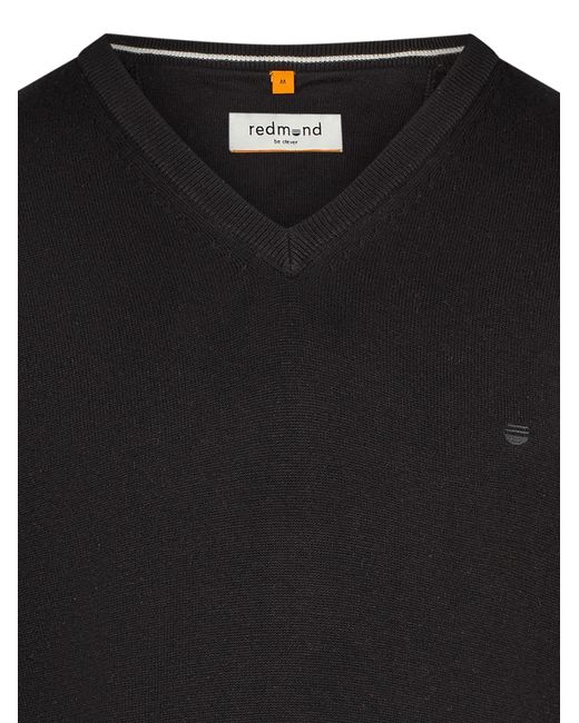 Redmond Pullover Basic in Black für Herren