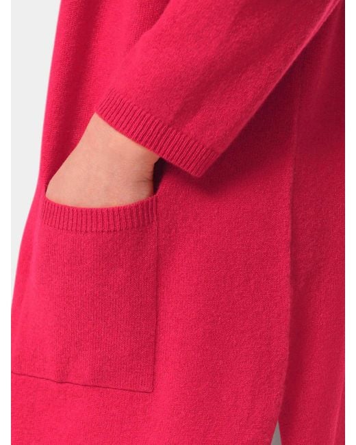 Goldner Pink Strickjacke