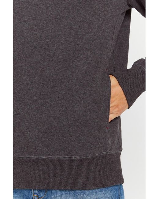 Solid Sweatshirt in Blue für Herren