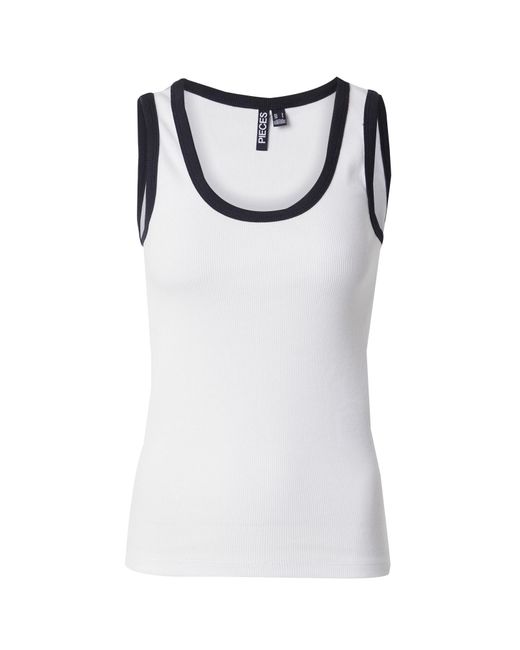 Pieces White Top 'Pcmay'