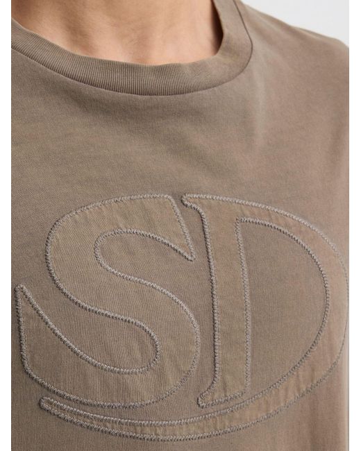 Solid Rundhalsshirt Sduncaster in Gray für Herren