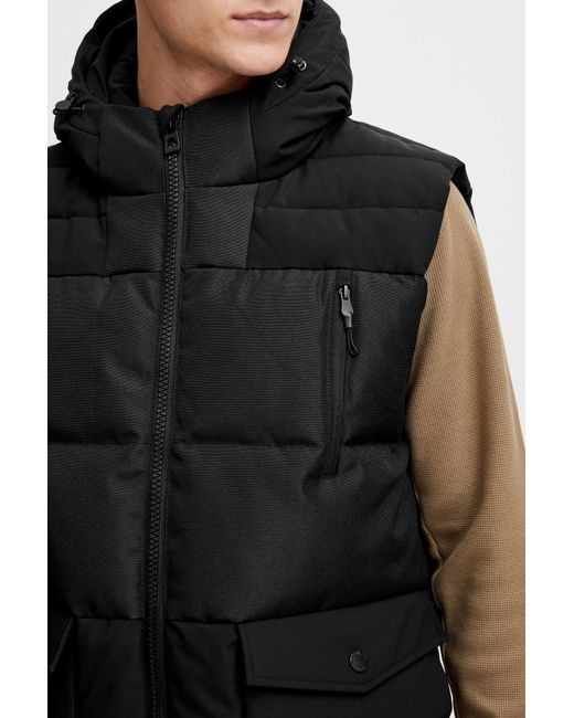 INDICODE Weste Flikko in Black für Herren