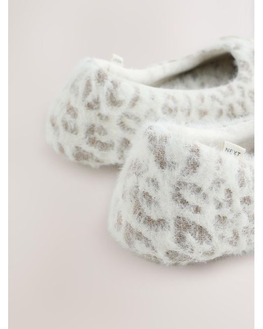 Next White Hausschuh