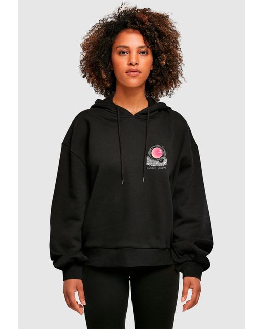 Merchcode Black Sweatshirt Sunset Charm