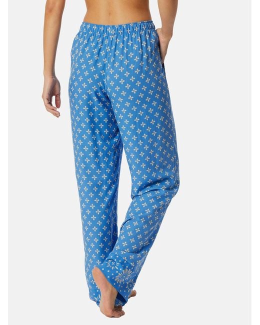 Schiesser Blue Pyjamahose Mix & Relax