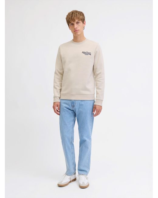 JJ Rebel Sweatshirt Jrebkim in White für Herren