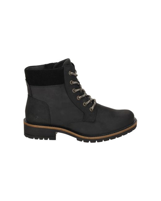 Ecco Black Schnürstiefelette
