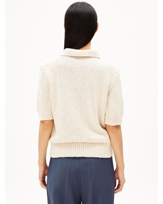 ARMEDANGELS White Pullover 'Anya'