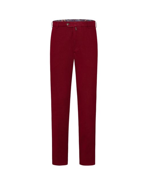 Meyer Chinohose in Red für Herren