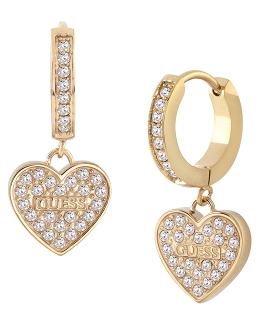 Guess Metallic Ohrringe Huggie Me