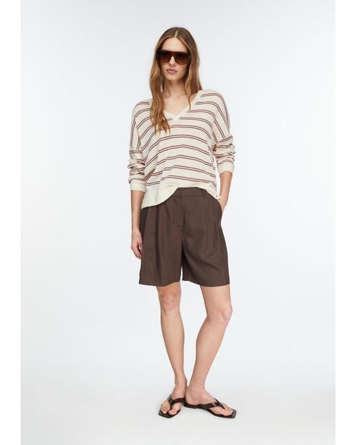 Comma, White Strickpullover