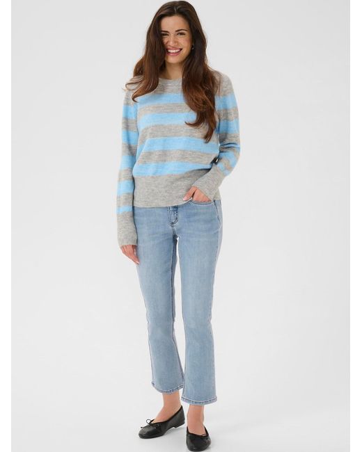 Kaffe Blue Pullover Kaniel