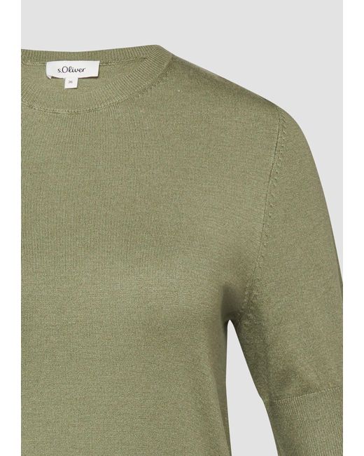 S.oliver Green Strickpullover