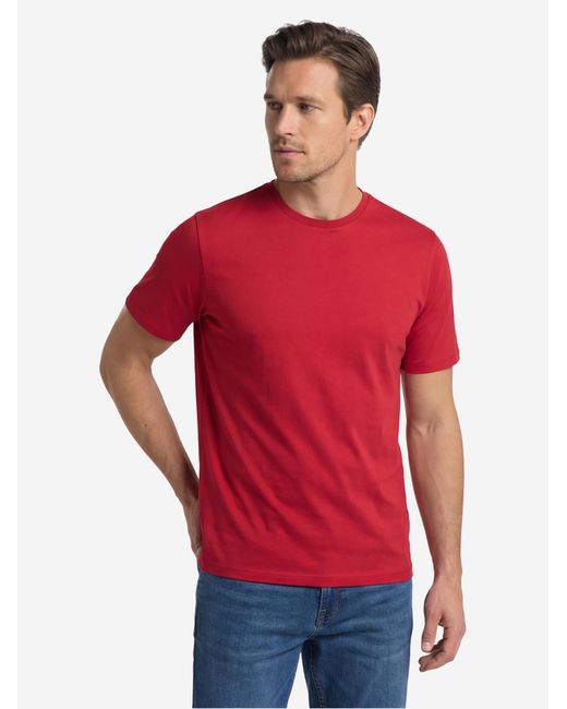 Redmond Shirt Basic in Red für Herren