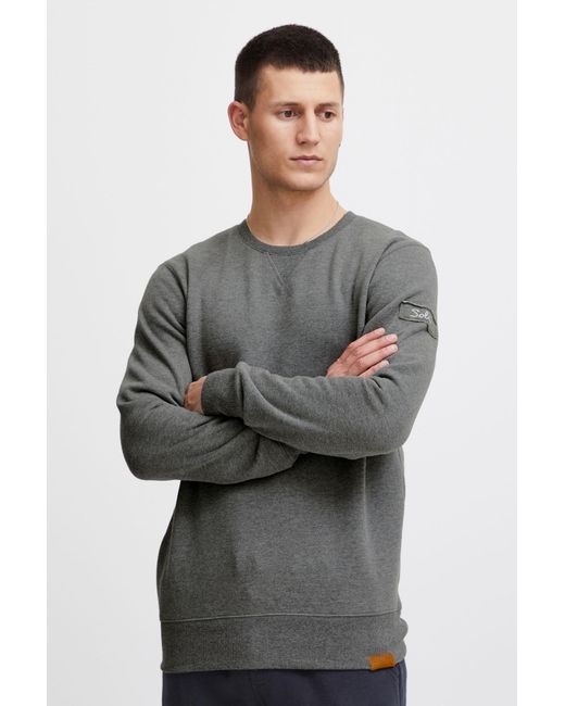 Solid Sweatshirt Trip in Gray für Herren