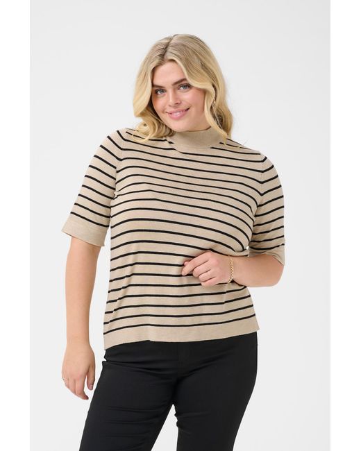 Kaffe White Pullover Lizzy