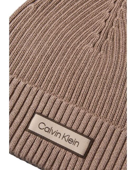 Calvin Klein Mütze in Brown für Herren