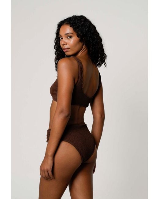 Moda Minx Brown Bikinitop