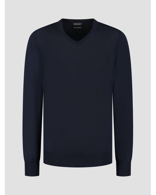 merso Pullover in Blue für Herren
