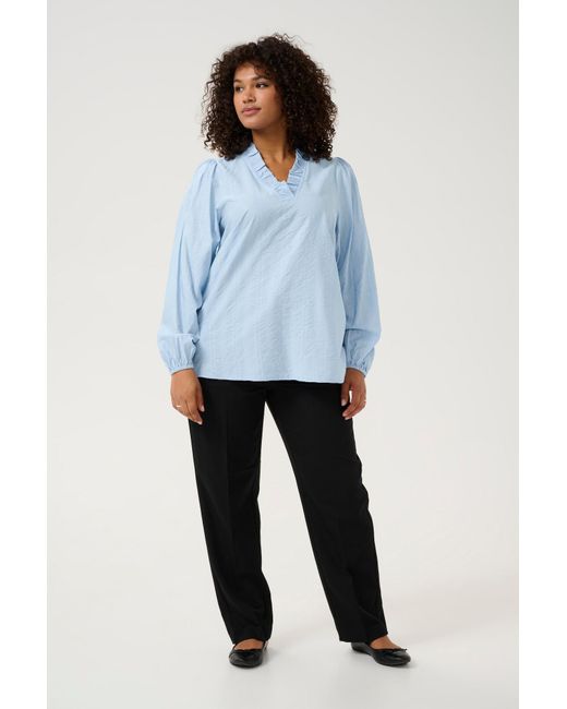 Kaffe Blue Bluse 'Anni'
