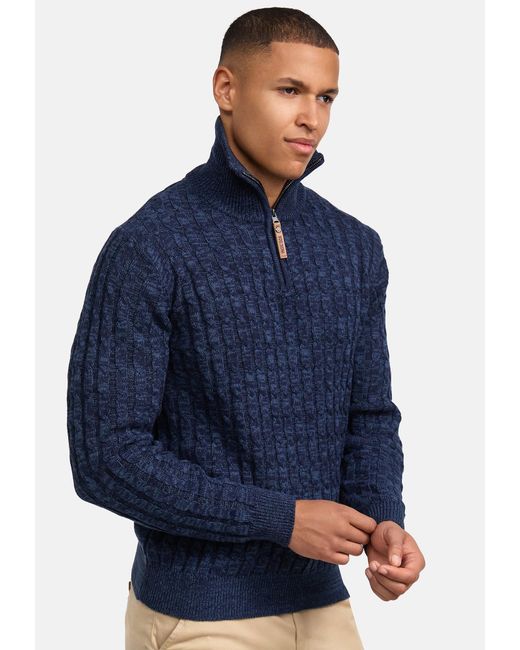 INDICODE Pullover Hector in Blue für Herren