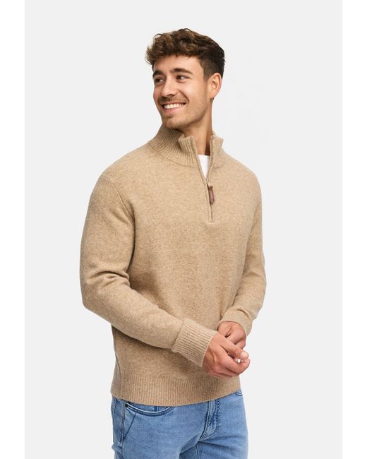 INDICODE Pullover Intrax in Natural für Herren