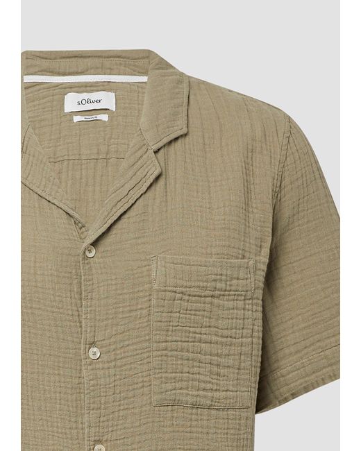 S.oliver Hemd in Green für Herren