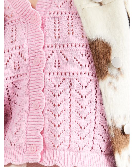 ONLY Pink Strickweste
