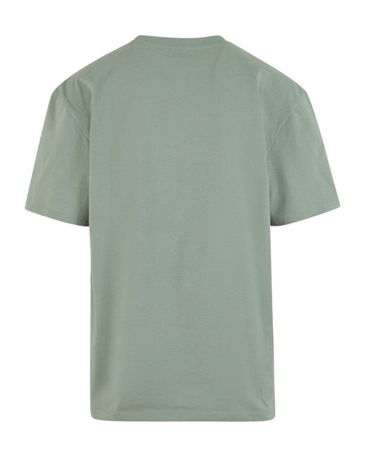 Karlkani Kani Paisley Letter T-Shirt in Green für Herren