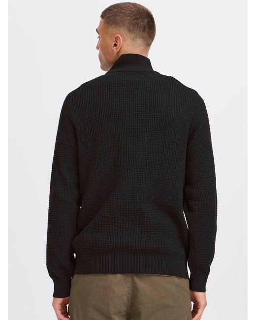 Solid Troyer Sdriver Halfzip in Black für Herren