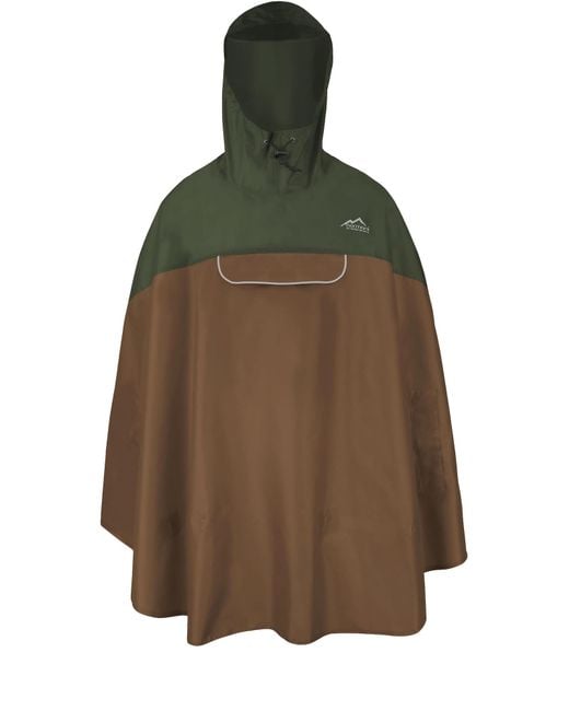 normani Regenponcho Cherrapunji in Brown für Herren