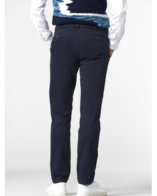 Meyer Chinohose New York Super-Stretch, Fußweite 38 Cm in Blue für Herren