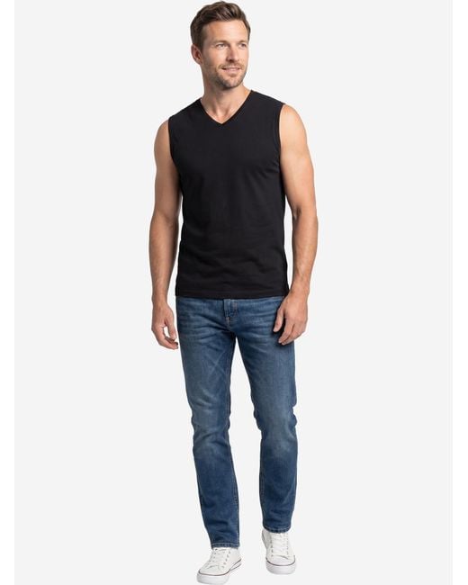 RAGMAN Unterhemd Basic in Black für Herren