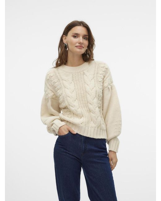 Vero Moda White Pullover 'Keysa'
